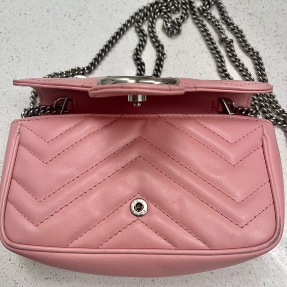GG Marmont Matelassé super mini bag (pink) - Picture 3 of 10
